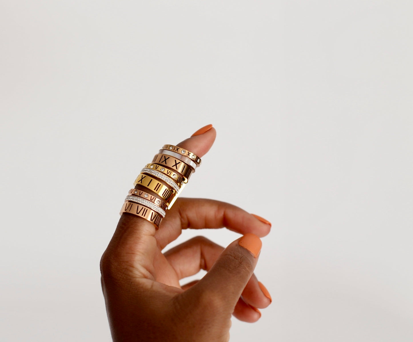 Trifecta Luxe Ring (Rose Gold)