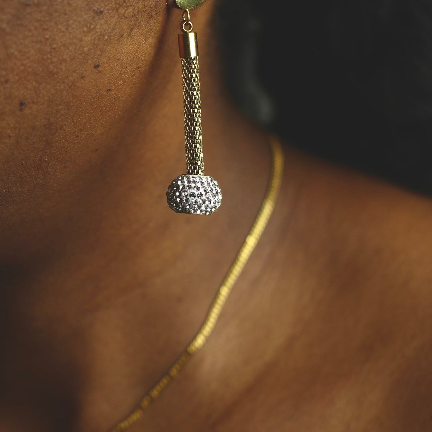 Starlight Sparkle Drop Earrings