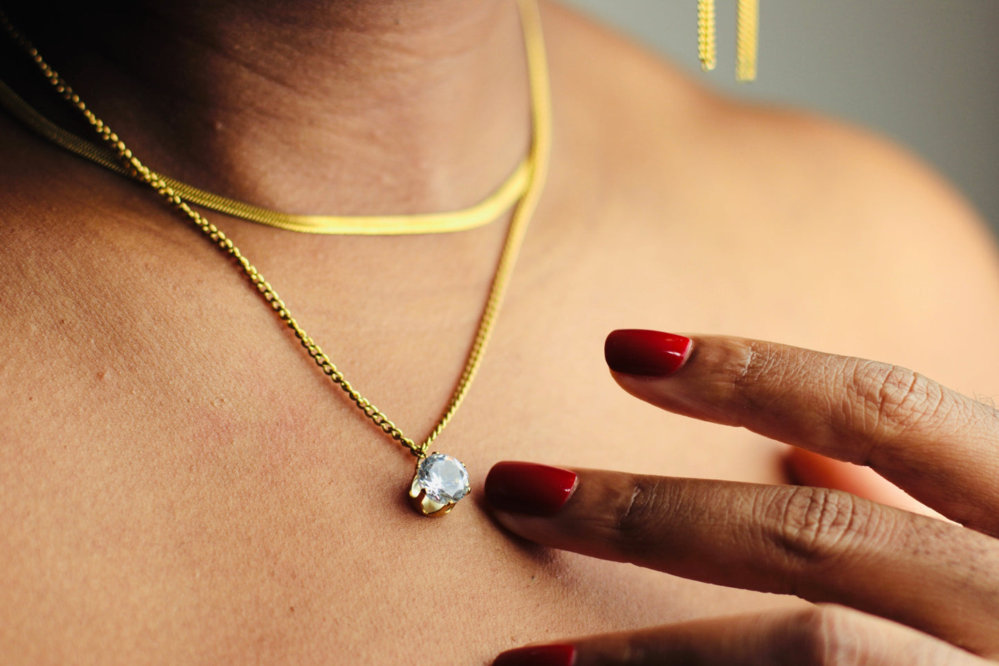 Herringbone Gleam Necklace