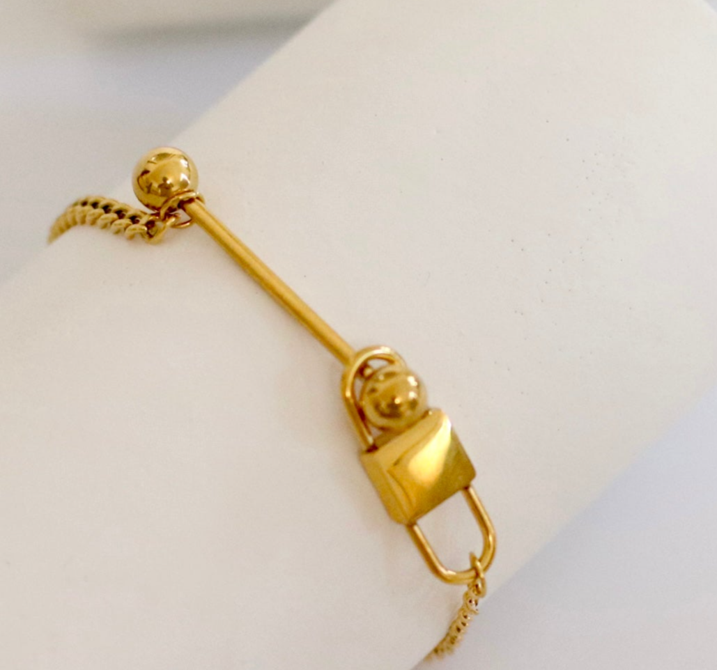 Ball Bar Lock Bracelet